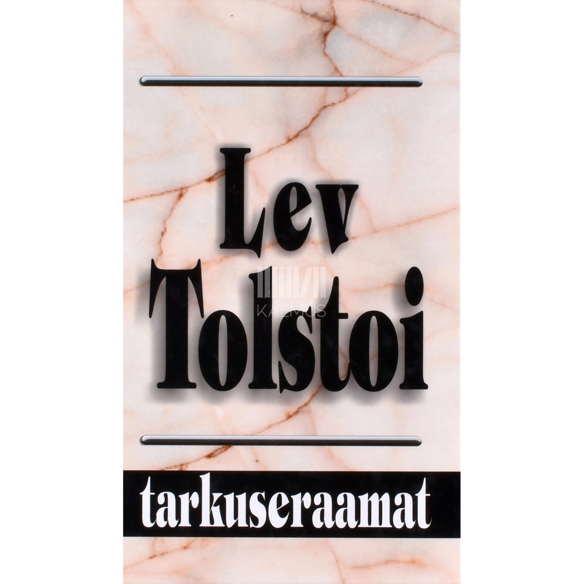 Lev Tolstoi. Lev Tolstoi tarkuseraamat