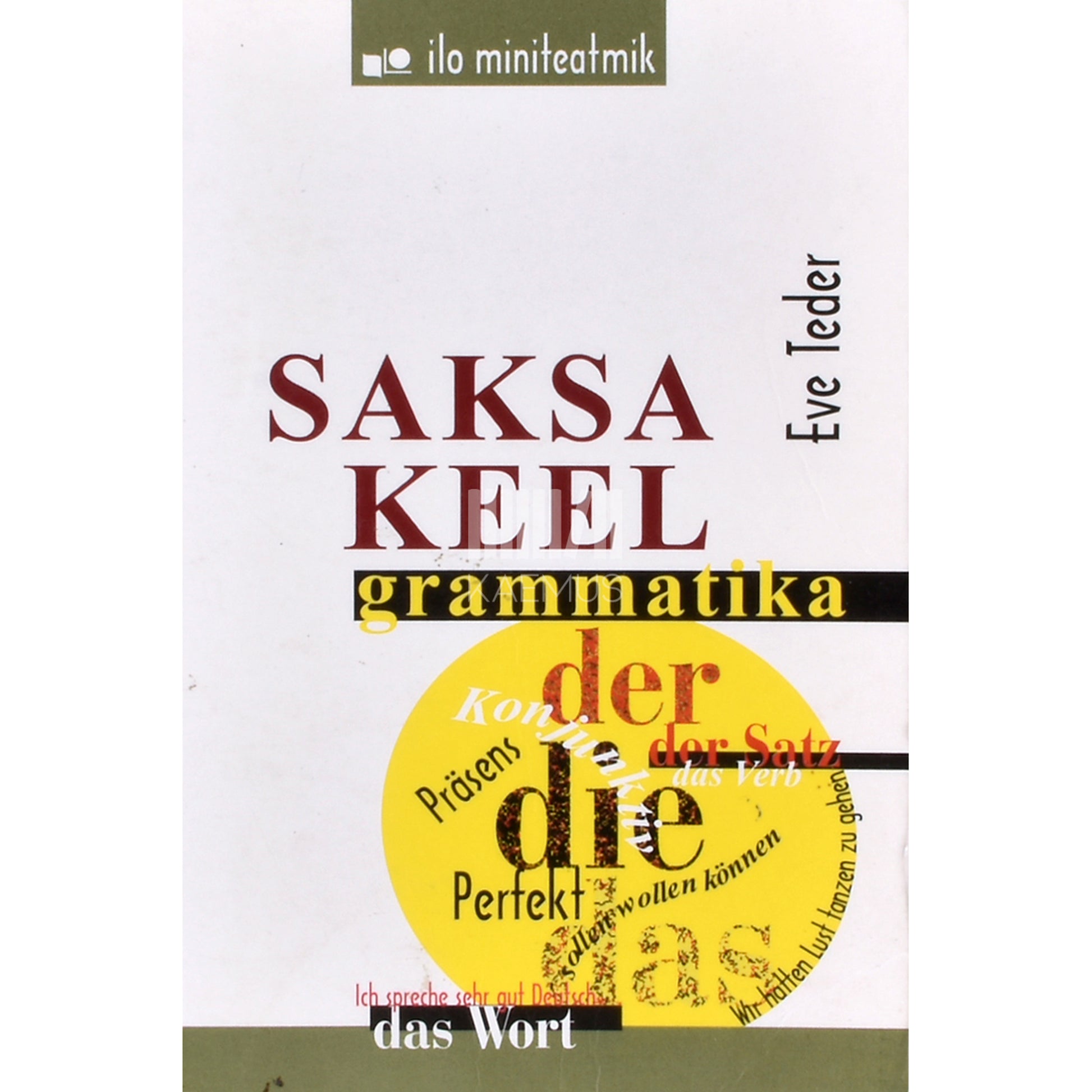 Eve Teder. Saksa keel. Grammatika