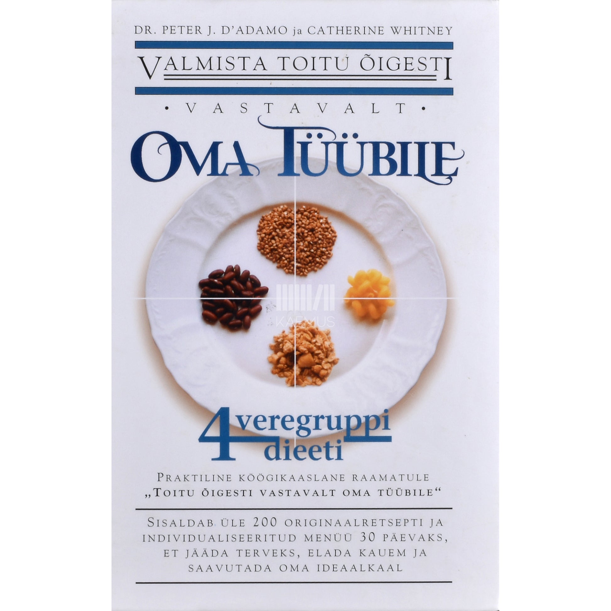 Valmista toitu õigesti vastavalt oma tüübile