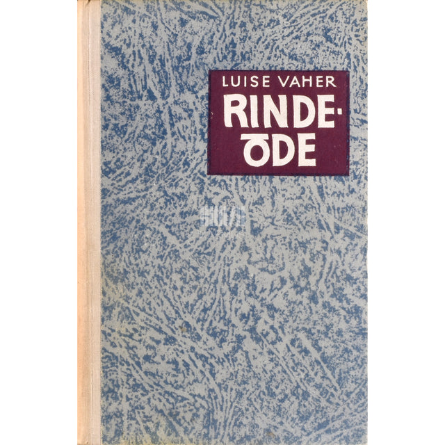 Luise Vaher. Rindeõde