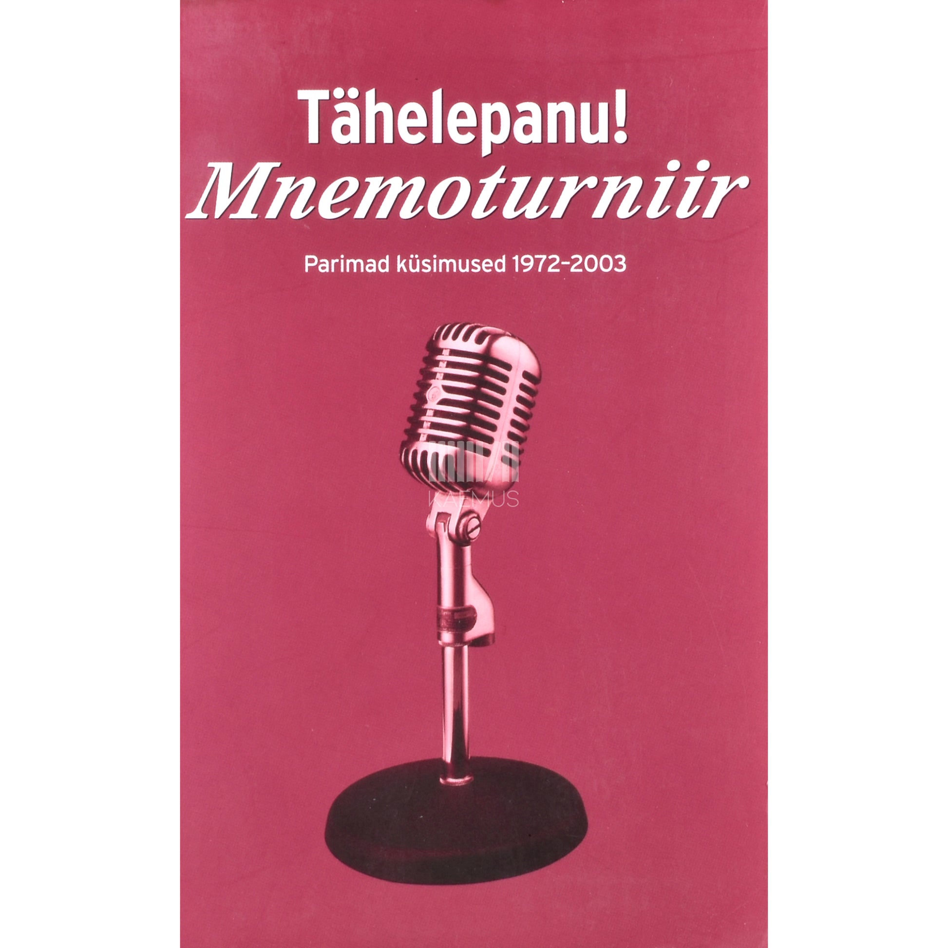 Tähelepanu! "Mnemoturniir"