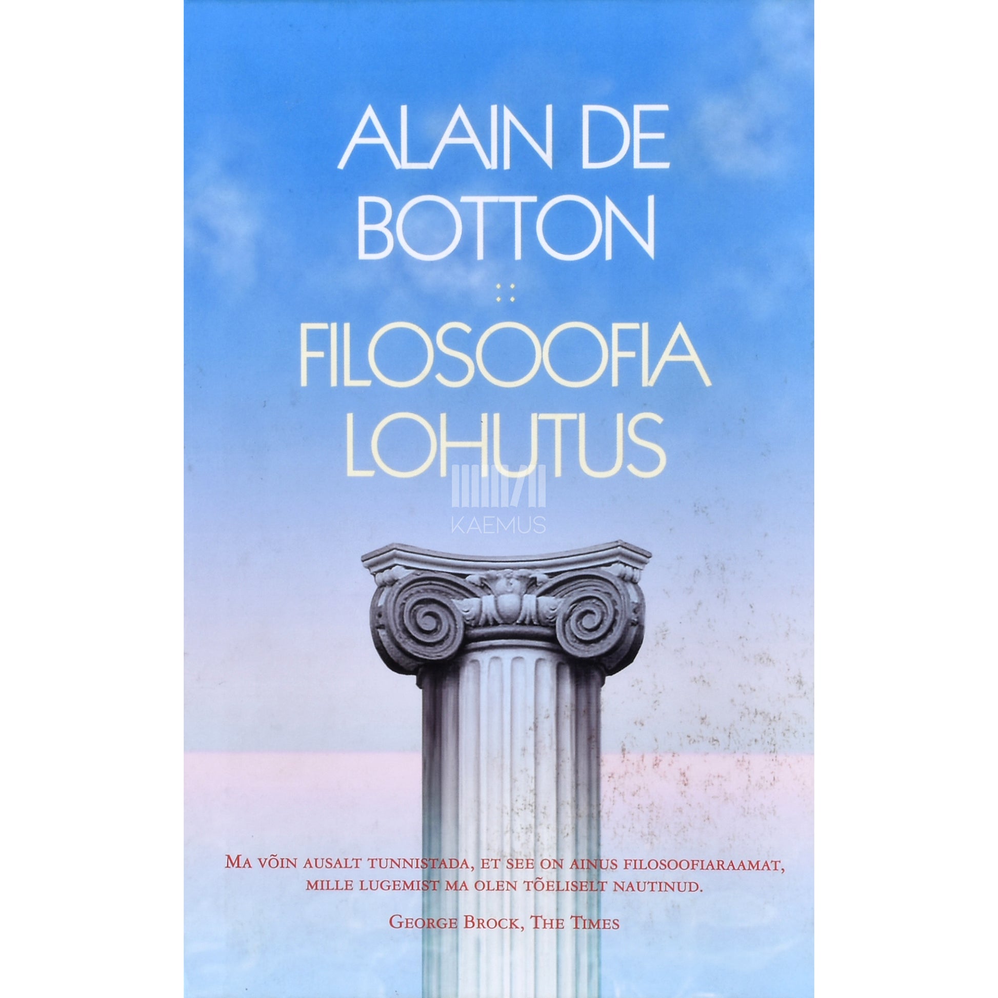 Alain De Botton. Filosoofia lohutus
