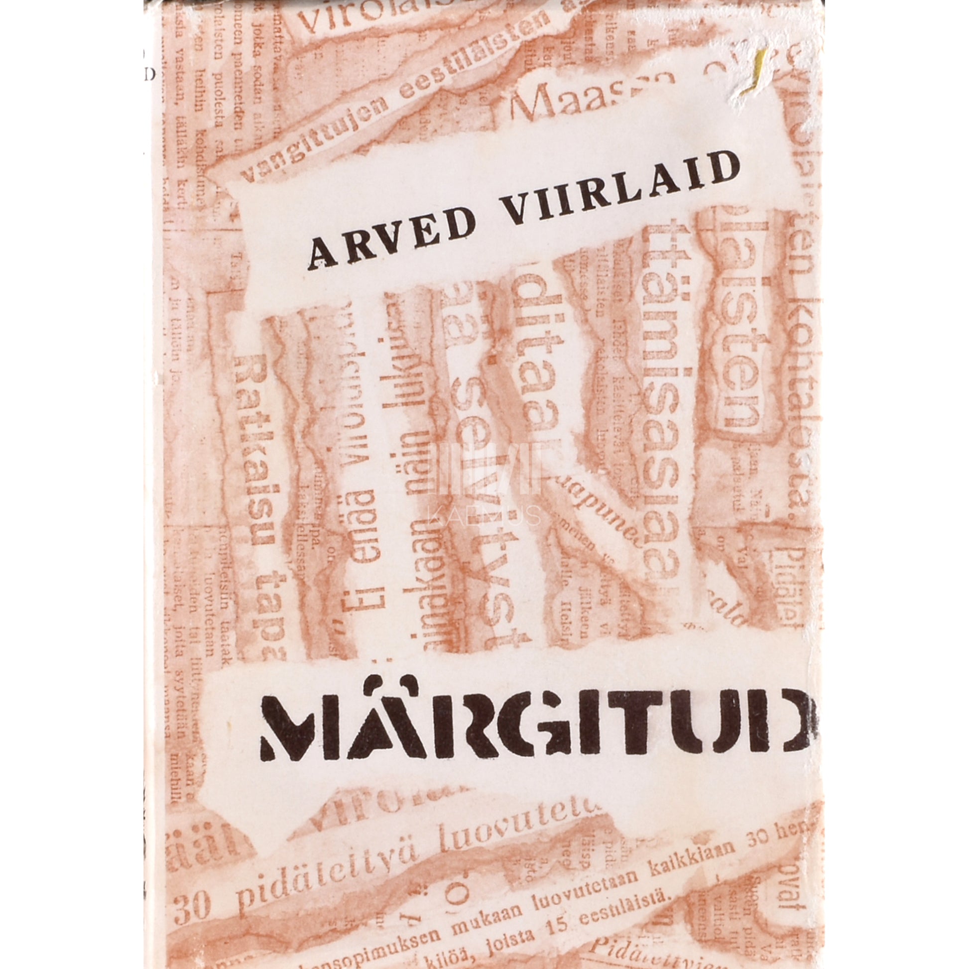Arved Viirlaid. Märgitud