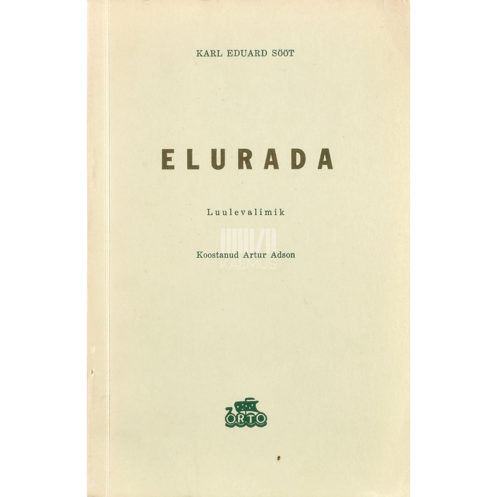 Karl Eduard Sööt. Elurada