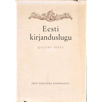 Gustav Suits Eesti kirjanduslugu 1. osa