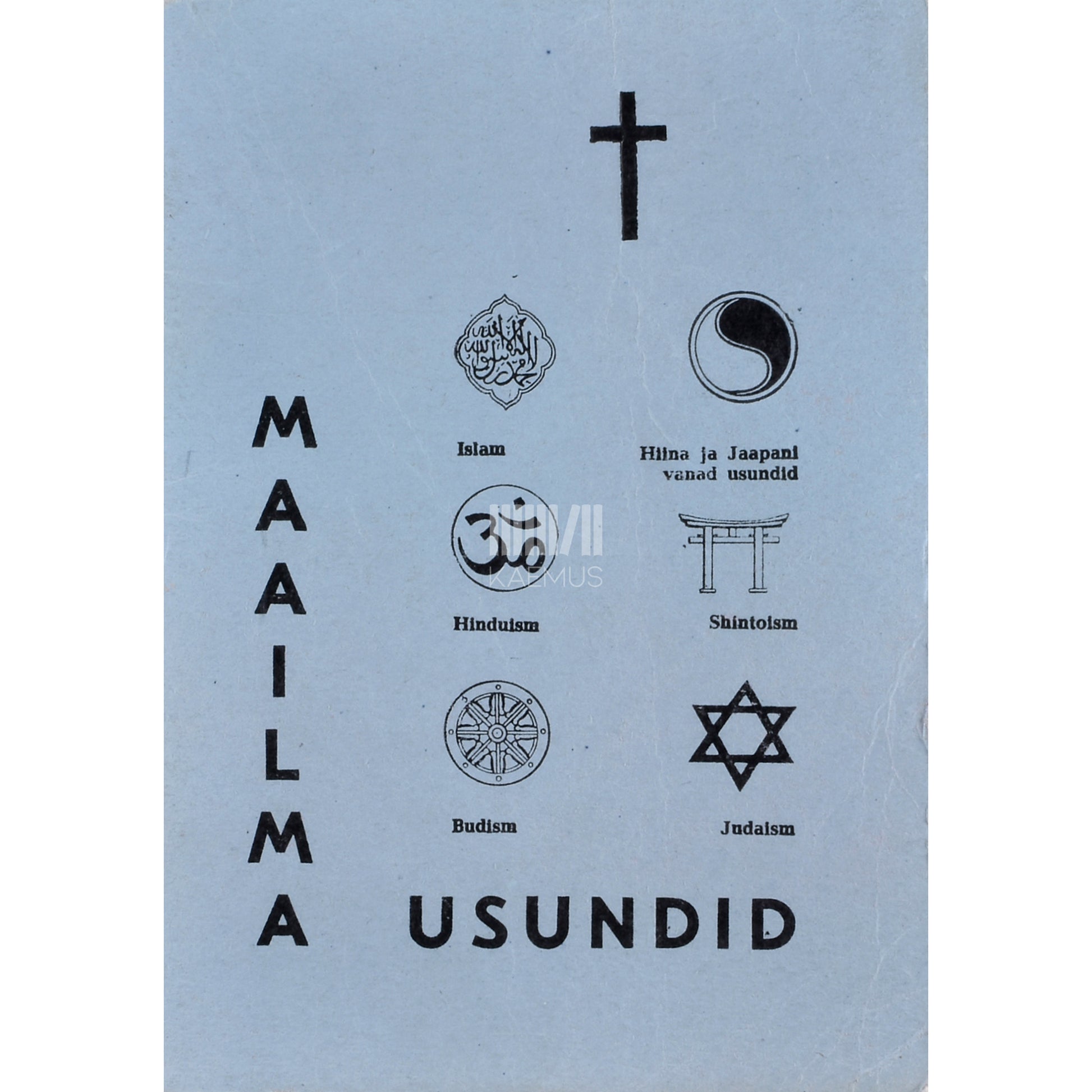 Eduard Tennmann. Maailma usundid