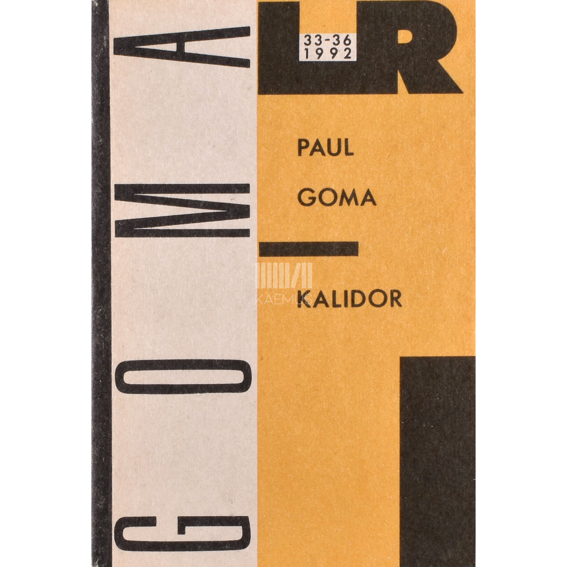 Paul Goma. Kalidor. Lapsepõlv Basarabias