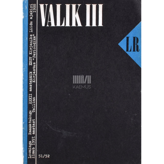 Valik. Esseid maailmakirjandusest 3. osa