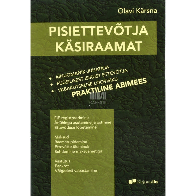 Olavi Kärsna. Pisiettevõtja käsiraamat