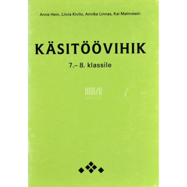 Käsitöövihik 7.-8. klassile