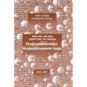 ... Programmeerimise eksamiülesannete kogu