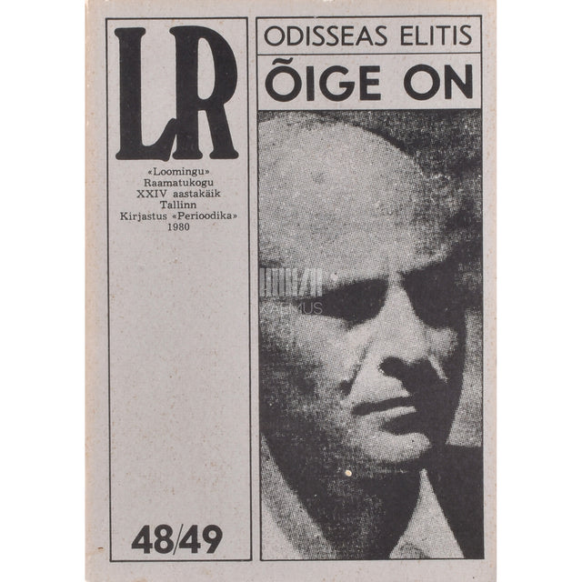 Odisseas Elitis. Õige on
