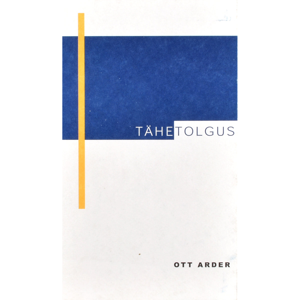 Ott Arder. Tähetolgus