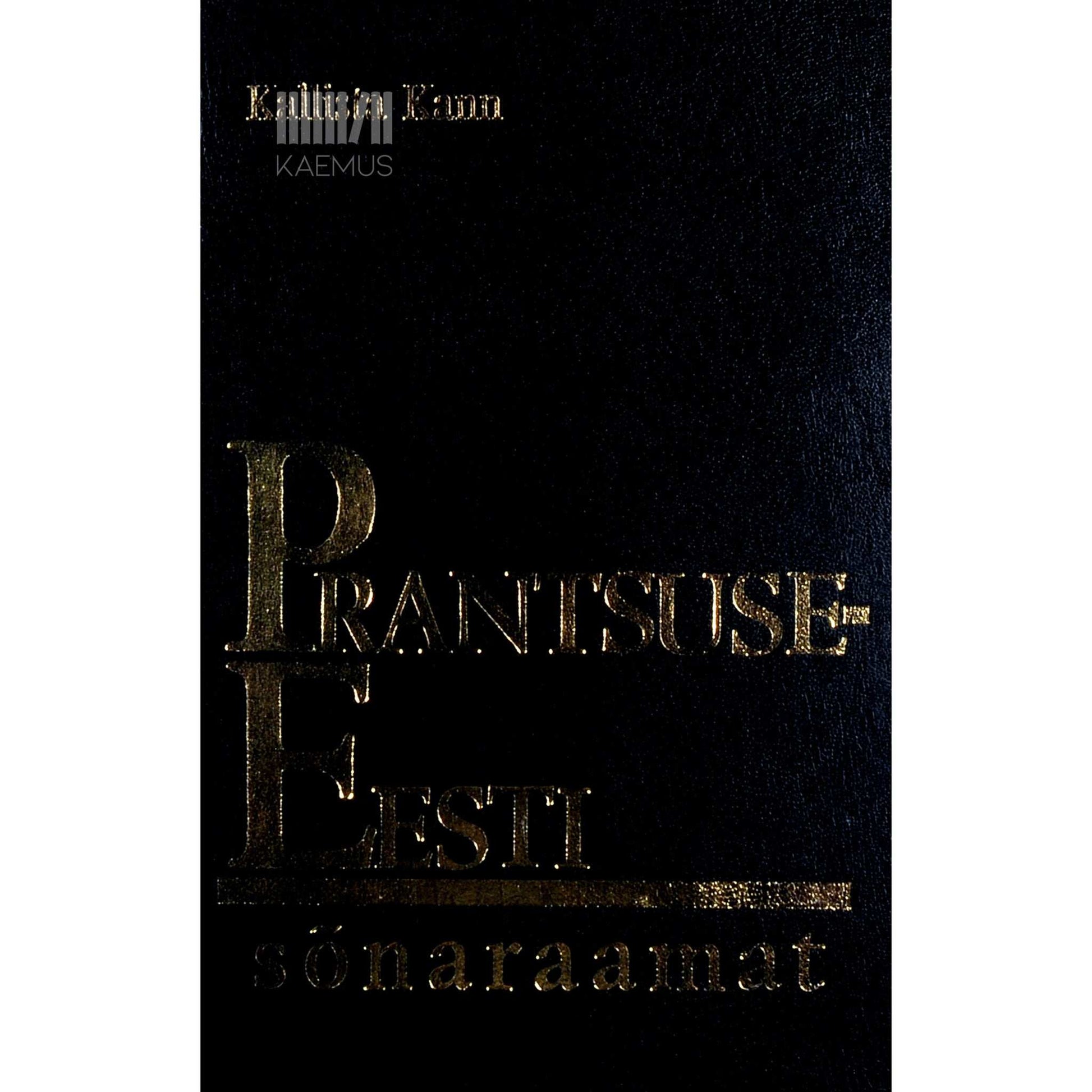 Kallista Kann - Prantsuse-eesti sõnaraamat